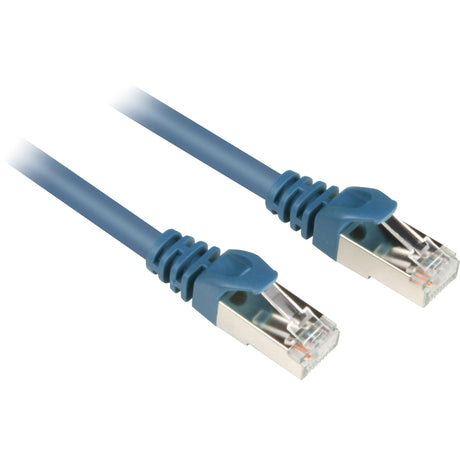 Kabel sieciowy Sharkoon SFTP, RJ-45 kat. 6 (niebieski, 0,25 m)