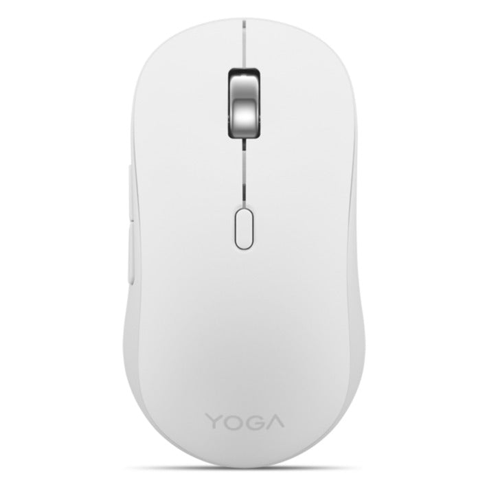 Mysz do jogi Lenovo (biało-szary, bluetooth 5.3, 400 - 4000 dpi)