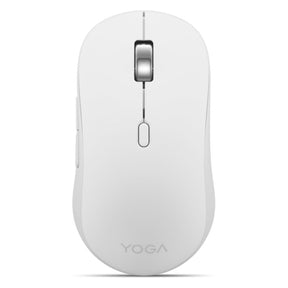 Mysz do jogi Lenovo (biało-szary, bluetooth 5.3, 400 - 4000 dpi)