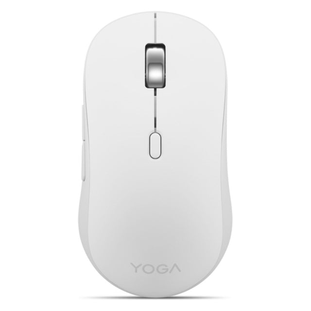 Mysz do jogi Lenovo (biało-szary, bluetooth 5.3, 400 - 4000 dpi)