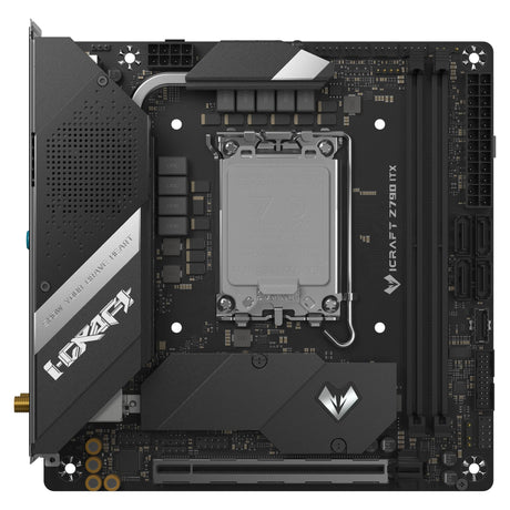 Płyta główna Maxsun MS-Icraft Z790 ITX WiFi Socket 1700 (czarna, RAID, 2,5 GB-LAN, WLAN, BT, dźwięk, Mini-ITX)