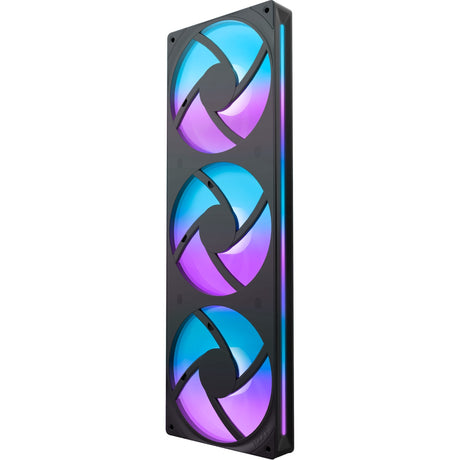 Wentylatory rdzeniowe Nzxt f360 rgb (czarne, 3 sztuki, 360 x 120 x 26 mm)