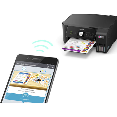 Epson ecotank et-2871 a4 wielofunkcyjna drukarka Wi-Fi ze zbiornikiem atramentu, uniwersalna drukarka atramentowa (czarny, skanowanie, kopiowanie, Wi-Fi, w tym do 3 lat atramentu)