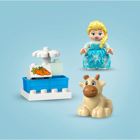 Lego Duplo ǀ Disney Zestaw imprezowy Anna i Elsa w zamarzniętym zamku — 10455