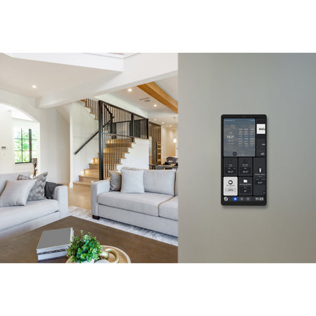 Panel sterowania Shelly Wall Display x2i (srebrny, ekran dotykowy, Wi-Fi 6, Bluetooth 5.4)