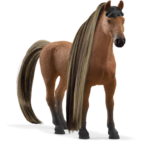 Klub koni Schleich - figurka piękności Sofii, konia akhal-teke, ogiera grającego (42621)