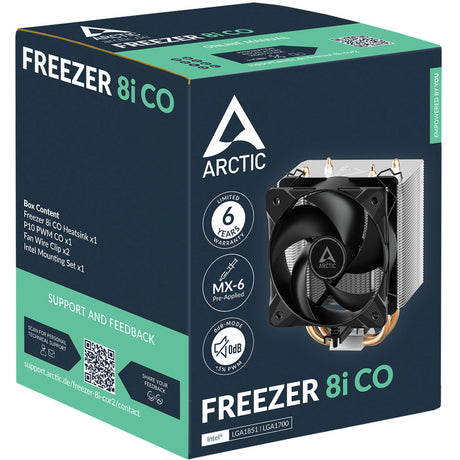 Chłodnica procesora Arctic Zamrażarka 8i co (4-pin PWM)