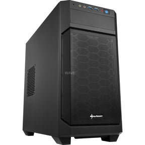 Obudowa midi tower Sharkoon v1000 (czarna | 2x USB-A)