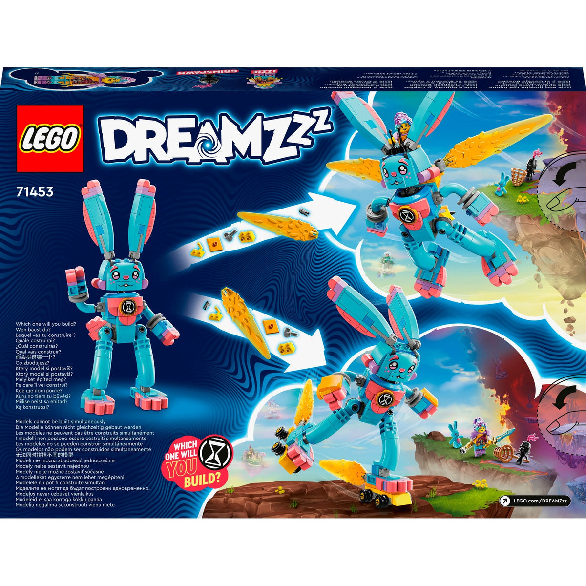 Lego dreamzzz - zabawka konstrukcyjna-królik izzie i bukietu (71453)