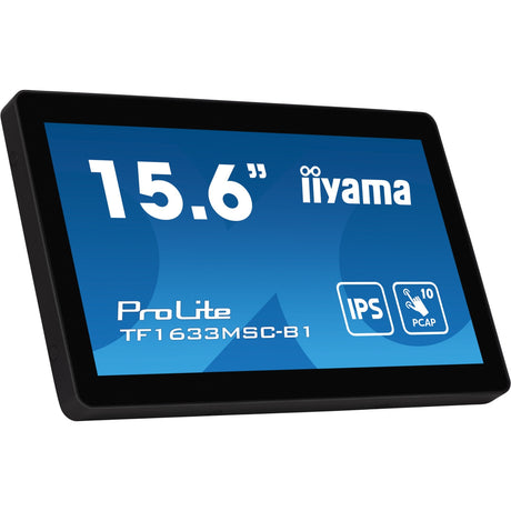 Monitor Iiyama prolite tf1633msc-b1 15.6 z ekranem dotykowym (czarny, HDMI, Display Port, 2x USB-A)