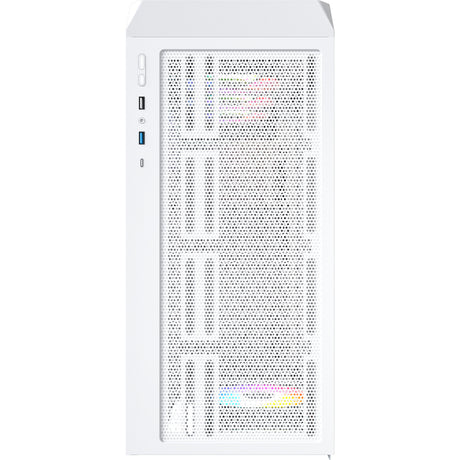Obudowa midi tower Montech x5 (biała | 2x USB-A | 1x USB-C | szkło hartowane)