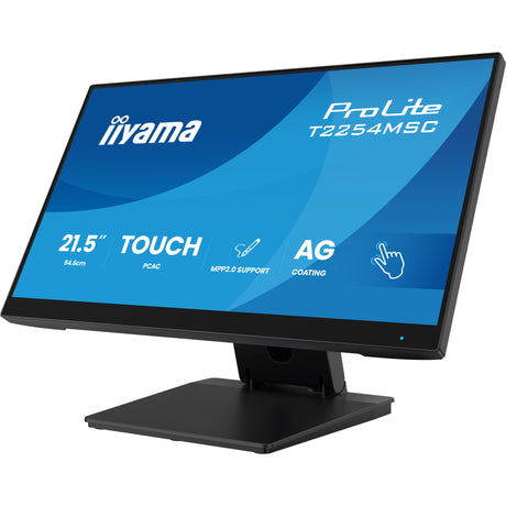 Monitor dotykowy Iiyama prolite t2254msc-b2ag 21,5 (czarny, HDMI, Display Port, VGA, 2x USB-A, USB-B)
