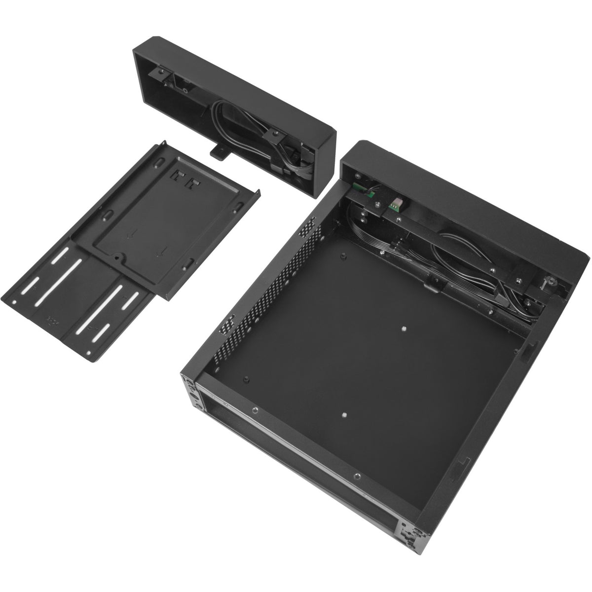 Obudowa HTC Silverstone sst-ml10b (czarna | 2x usb-a)