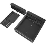 Obudowa HTC Silverstone sst-ml10b (czarna | 2x usb-a)