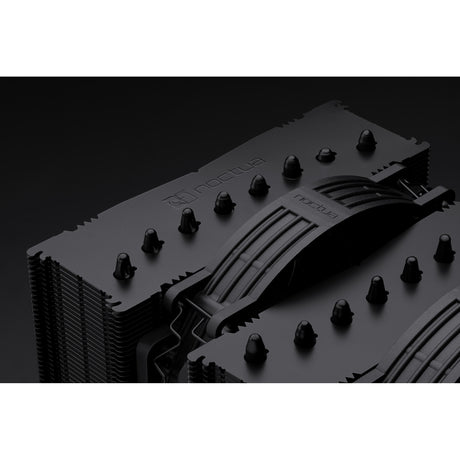 Noctua nf-a14x25r g2 pwm sx2-pp chromax.black case fans (zwart, 2 stuks, 140 x 140 x 25 mm)