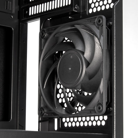 Obudowa mini tower Silverstone CS382 (czarna | 2x USB-A | 1x USB-C)