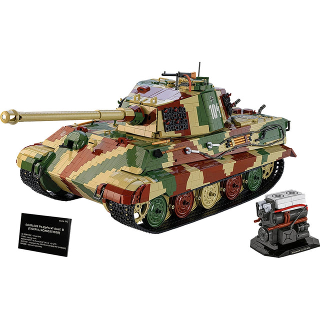 Cobi historical collection - tiger ii königstiger constructiespeelgoed (1:12)