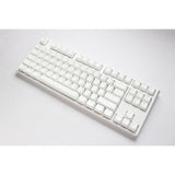 Klawiatura mechaniczna Ducky one 3, klasyczna, czysta biała tkl rgb (biała, układ amerykański (qwerty), wiśnia mx czerwona, 80% (tkl), diody rgb, podwójny strzał pbt, możliwość wymiany podczas pracy, mechanika szarlatanu)