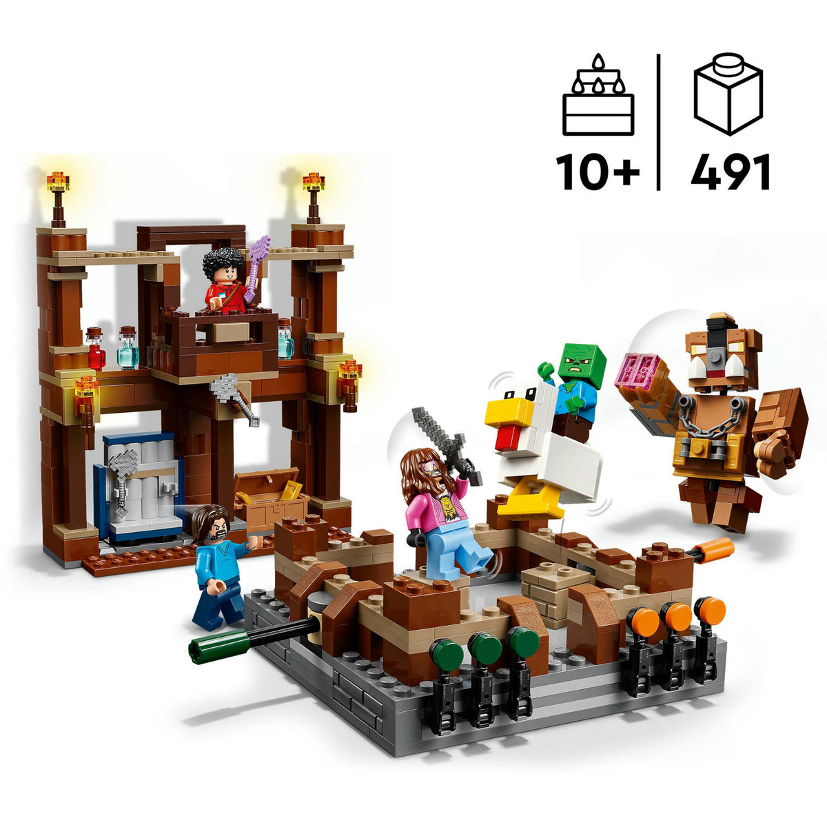 Lego Minecraft arena w leśnej rezydencji - 21272