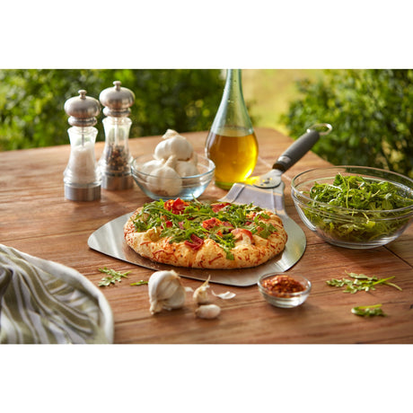 Sztućce do grilla z łopatką do pizzy Weber (stal nierdzewna)