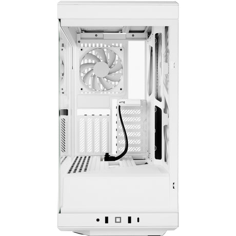 Obudowa midi tower Hyte Y40 (biała | 2x USB-A | 1x USB-C | szkło hartowane)