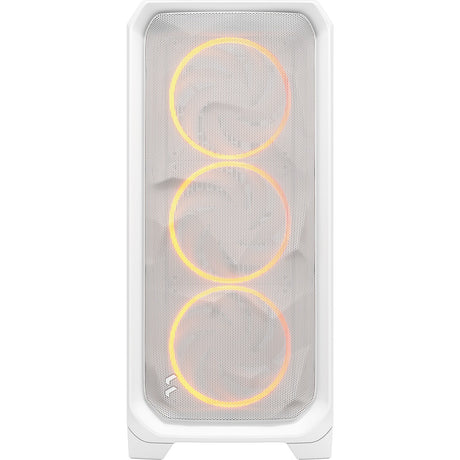 Konstrukcja fraktalna meshify 3 obudowa midi tower rgb (biała | 2x usb-a | 1x usb-c | rgb | szkło hartowane)