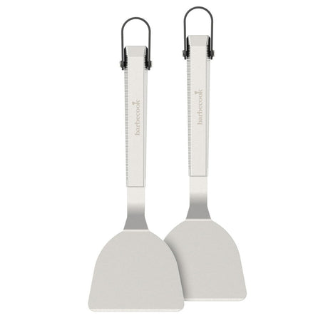 Zestaw grillowy premium szpatułek plancha wykonanych ze stali nierdzewnej 33cm