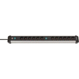 Brennerstuhl premium-alu-line gniazdo 12-pinowe 3 m h05vv-f 3g1.5 2x 6-pinowe gniazda przełączane