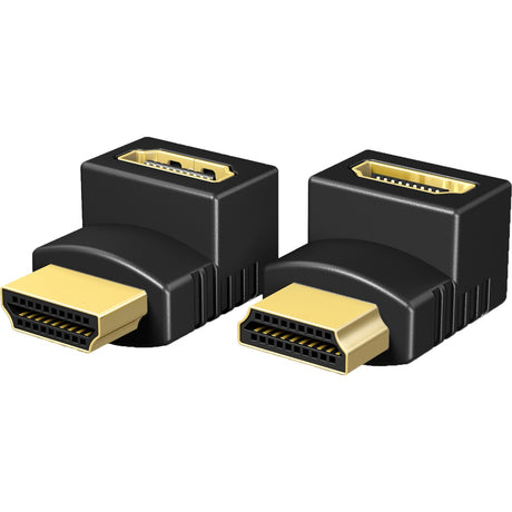 Icy box 2x adaptery narożne HDMI (czarny, ib-cb009-1)