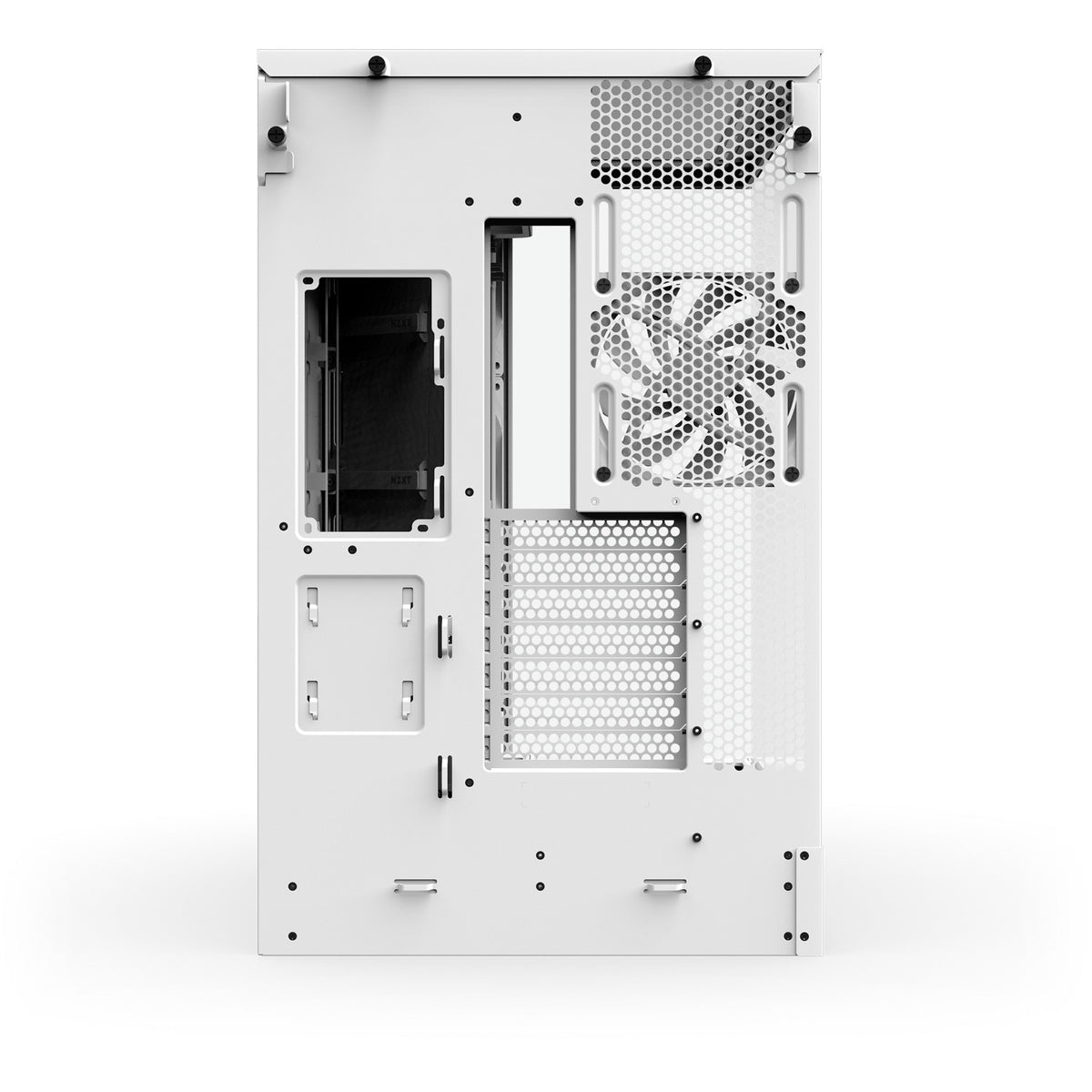 Obudowa midi tower Nzxt h9 flow (biała (matowa) | 2x USB-A | 1x USB-C | szkło hartowane)