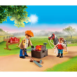 Playmobil Country - mobilna zabawka konstrukcyjna kowala (70518)