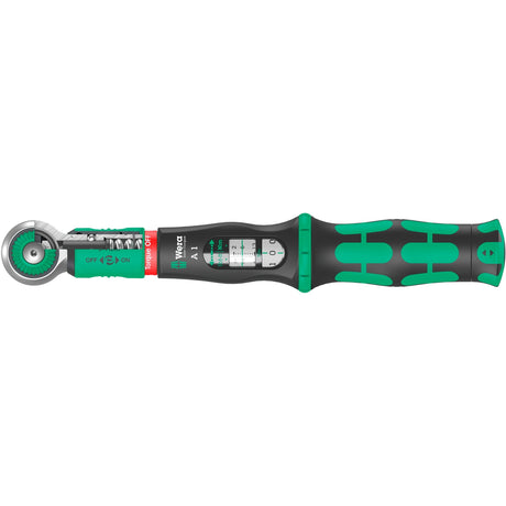 Wera Safe-Torque a 1 zestaw shk 1 klucz dynamometryczny (czarno-zielony, 1 4 kwadratowy, 2-12 nm, 20 sztuk)