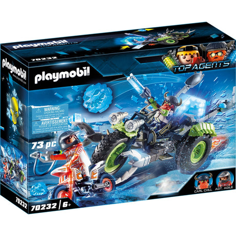 Playmobil Top Agents - Zabawka konstrukcyjna Arctic Rebels Snow Trike (70232)