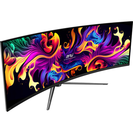 MSI MPG 491CQP QD-OLED 49 Zakrzywiony ultraszerokokątny monitor do gier (czarny, 2x HDMI, Display Port, 2x USB-A, USB-B, USB-C, 144 Hz)