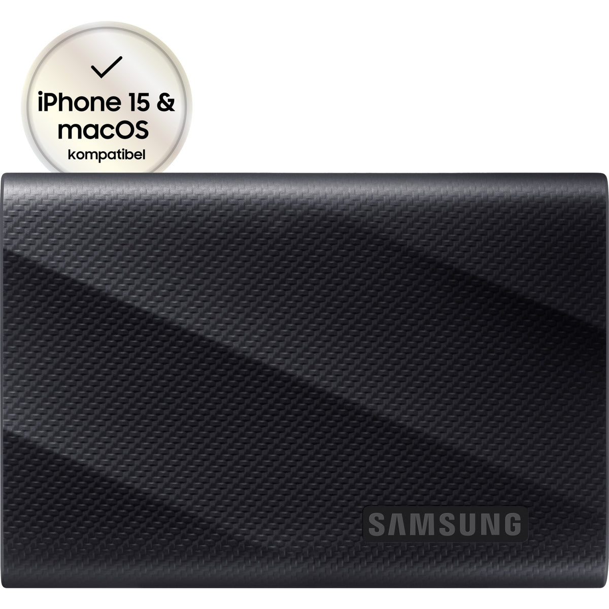 Samsung przenośny zewnętrzny dysk SSD t9 2 TB (czarny, mu-pg2t0b eu, USB-C 3.2 (20 GBit s))