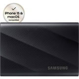 Samsung przenośny zewnętrzny dysk SSD t9 2 TB (czarny, mu-pg2t0b eu, USB-C 3.2 (20 GBit s))