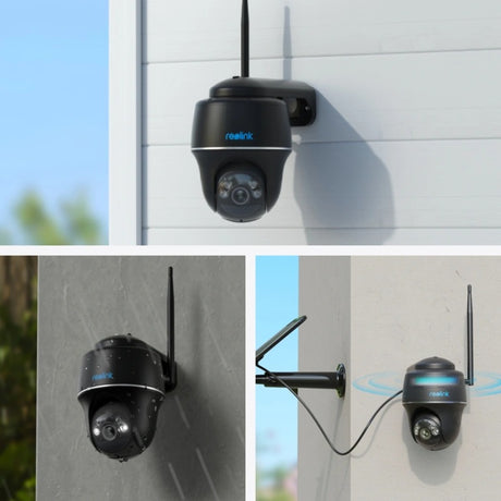 Reolink B430, dwuzakresowa kamera bezpieczeństwa PT WiFi 2K+ 5MP (czarna, kolorowa noktowizor)