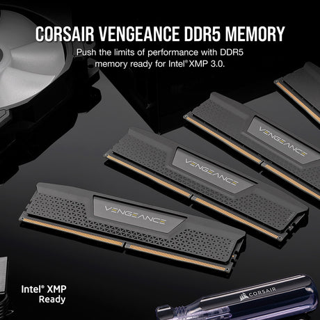 Corsair Vengeance 32 GB DDR5-6400 (2x 16 GB) RAM (czarny, cmk32gx5m2b6400c32, xmp)