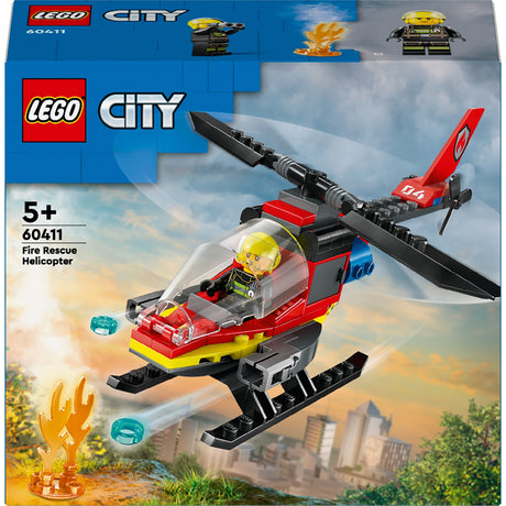 Lego miejski helikopter strażacki - 60411