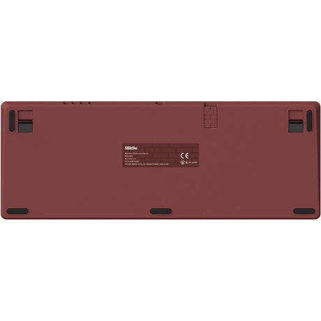 Klawiatura mechaniczna 8bitdo retro edycja fami (beżowa, układ us (qwerty), kailh box biała, 100%, bluetooth low Energy, bezprzewodowa 2.4g, usb)