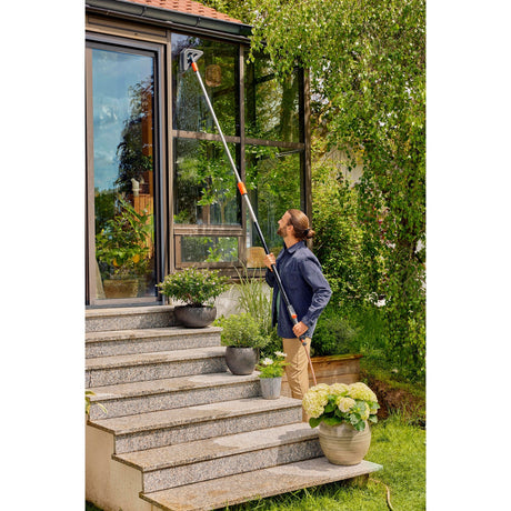 Gardena cleansystem rączka szczotka miękka flex szczotka do mycia (szara, 18812-20)