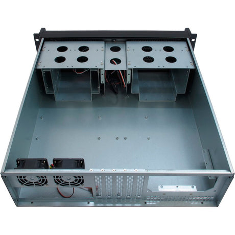 Obudowa rack Inter-tech 3u-3098-s (czarna | 2x USB-A)