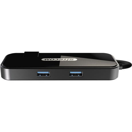 Adapter Sitecom USB-C na HDMI + Gigabit LAN (czarny)
