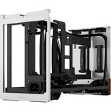 Obudowa mini tower w stylu Fractal (srebrny kolor drewna | 1x USB-A | 1x USB-C)