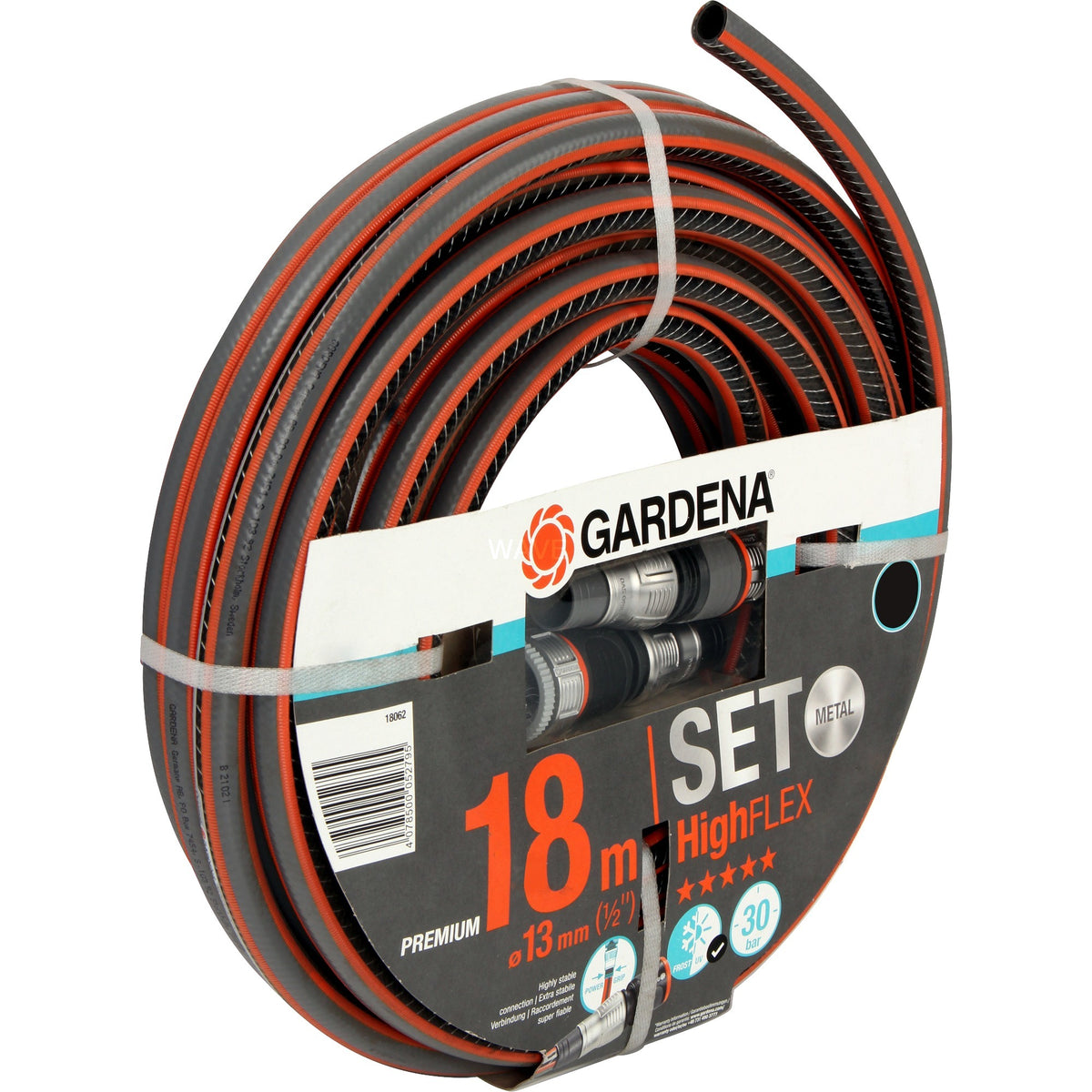 Wąż Gardena Comfort Highflex 13 mm (1 2 ) (szary pomarańczowy, 18062-20, 18 m)