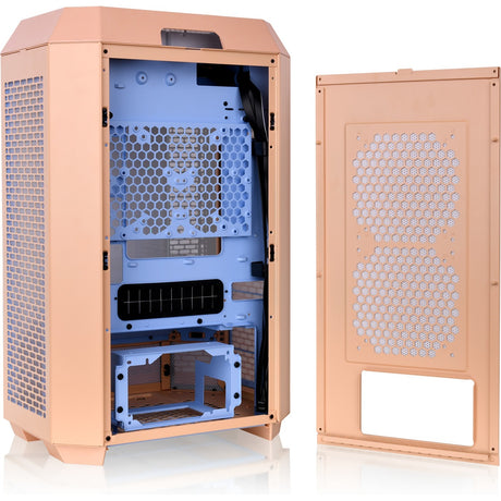 Thermaltake the tower 300 - obudowa mini tower peach fuzz (brzoskwinia | 3x USB-A | szkło hartowane)