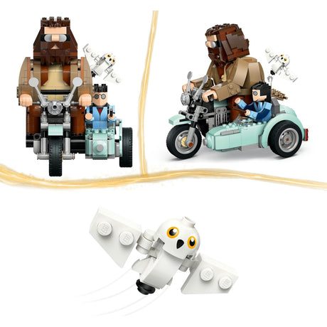 Lego Harry Potter™ Hagrid™ i magiczna przejażdżka motocyklem Harry’ego — 76443