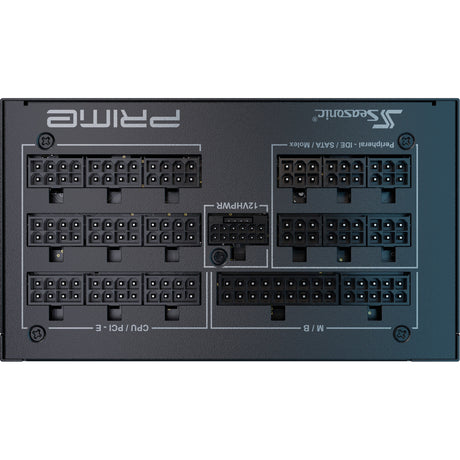 Modułowy zasilacz Seasonic Prime TX-1300 o mocy 1300 W (czarny, 1x 12vhpwr, 6x pcie)