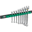 Wera 9642 pasek magnetyczny 6003 joker imperial 1 zestaw kluczy płasko-oczkowych klucz (cal, 8 sztuk)