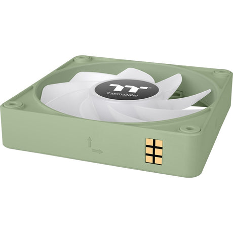 Thermaltake ct120 ex Reverse argb Sync wentylator chłodzący komputer Matcha Green (zestaw 3 wentylatorów) wentylatory do obudowy (jasnozielony, 3 sztuki, 120 x 120 x 25 mm, pwm)